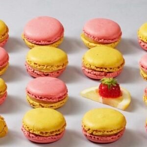 Macarons Zitrone-Erdbeere