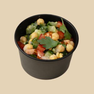 Kohlrabi-Chickpea, Feigensalat